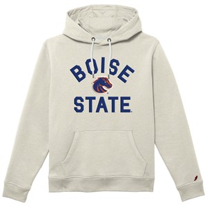 Boise State Hoodie - Arch Over Logo Oatmeal Heather by League - main view