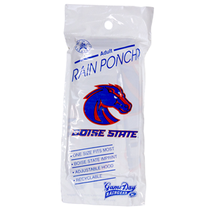 Image of BOISE STATE RAIN PONCHO -  clear
