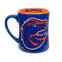 Image of BOISE STATE MUG NEW RELIEF MUG BRONCOS 4 SIDES & HANDLE -  1