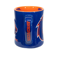Image of BOISE STATE MUG NEW RELIEF MUG BRONCOS 4 SIDES & HANDLE -  2