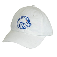 Image of BOISE STATE HAT BRONCO RELAXED COTTON ADJ VALUE -  white
