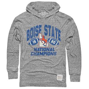 Boise State Hooded Tee, 1980 National Champions Vault by Retro Brand