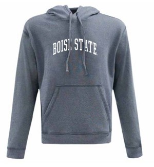 2- Boise State Hoodie - Recycled Arch Broncos, Blue Rainbow by Recover - main view
