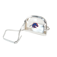 Image of Boise State Crossbody Half Moon Purse