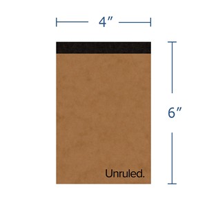 Roaring Spring Paper Products American Recycled Unruled Mini Notebook 4 in. x 6 in. - main view