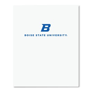 Boise State Laminated Folder - B Logo Letter Size - main view