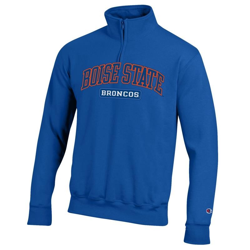 Boise State 1/4 Zip Fleece Arch by Champion (SKU 13416744656) Boise State 1/4 Zip Fleece Arch by Champion - main view