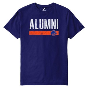 Boise State T-Shirt - Alumni Over Bar and Logo by League Collegiate Wear - main view