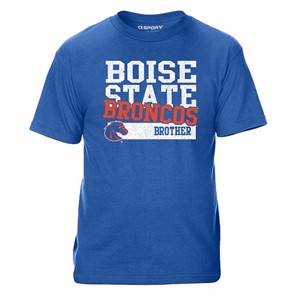Boise State T-Shirt - Broncos Brother Over Athletic Logo Royal Blue by CI Sport - main view
