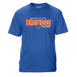 Boise State Grandpa T-Shirt - Broncos Over Logo by CI Sport - main view