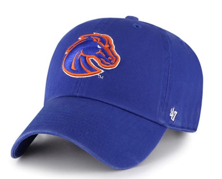 Boise State Cap - Bronco Logo, Royal Blue by '47 (SKU 13484460656) Boise State Cap - Bronco Logo, Royal Blue by '47 - main view