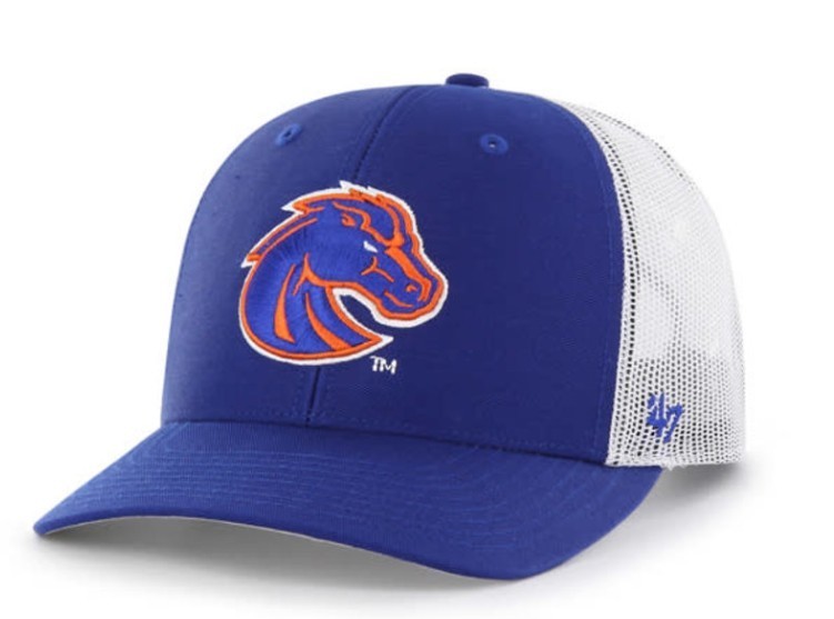 Boise State Cap - Bronco Logo Trucker by '47 (SKU 13484477656) Boise State Cap - Bronco Logo Trucker by '47 - main view