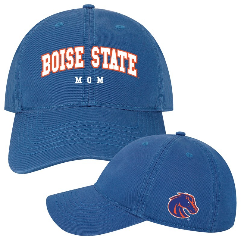 Boise State Mom Cap - Arch Over Mom White by Legacy Athletic (SKU 13477066656) Boise State Mom Cap - Arch Over Mom White by Legacy Athletic - main view