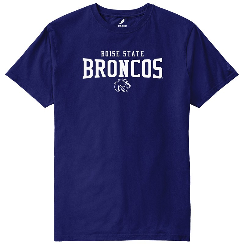 Boise State Men's T-Shirt - Broncos Over Logo by League (SKU 13480677656) Boise State Men's T-Shirt - Broncos Over Logo by League - main view