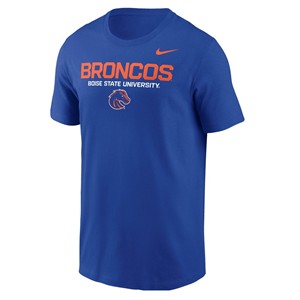 Boise State T-Shirt - Broncos Wordmark Logo by Nike - main view