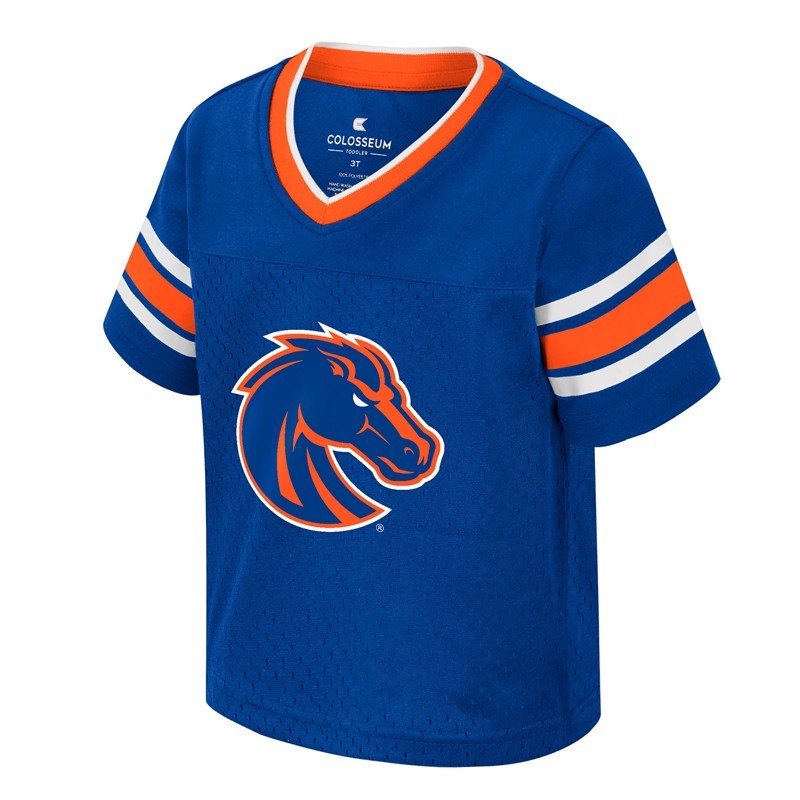 Boise State Toddler Football Jersey - Big Logo by Colosseum (SKU 13459345656) Boise State Toddler Football Jersey - Big Logo by Colosseum - main view