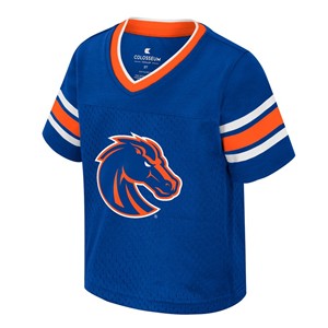 Boise State Toddler Football Jersey - Big Logo by Colosseum - main view