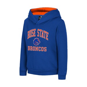Boise State Toddler Hoodie - Logo Between Wordmarks Royal Blue by Colosseum - main view