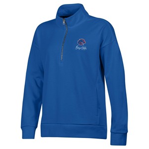 Boise State Women’s Quarter Zip - Script Front Full Back by Gear for Sports - main view