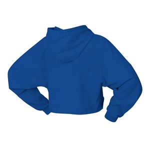 Boise State Women’s Cropped Hoodie - Script Wordmark Over Bronco Logo by Spirit Jersey - 1 (SKU: 13495213656) Boise State Women’s Cropped Hoodie - Script Wordmark Over Bronco Logo by Spirit Jersey - 1