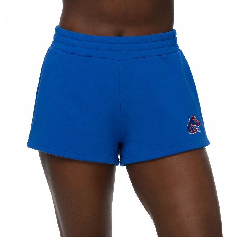 Boise State Women’s High Waist Shorts - Bronco Logo by ZooZatz (SKU 13461546656) Boise State Women’s High Waist Shorts - Bronco Logo by ZooZatz - main view