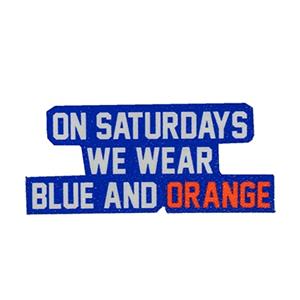 Boise State Decal On Saturday We Wear Blue & Orange
