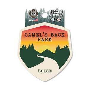 Boise, Id Decal Camel's Back Park Sunset Mtn Trail - main view