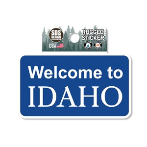 Boise, Id Decal Welcome To Idaho Sign - main view