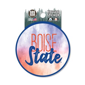 Boise State Decal Tie Dye Circle - main view
