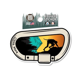 Decal Climb More Carabiner - main view