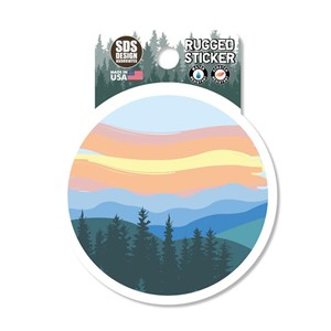 Decal Mountain Sunset - main view