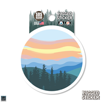 Decal Mountain Sunset