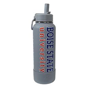 Image of BOISE STATE HYDRA PEAK 40 OZ CHUG LID WORDMARK LOGO -  grey
