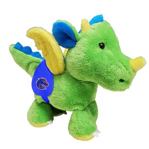 Boise State Plush Short Stack - Bronco Logo Saddle by Mascot Factory - dragon (SKU: 13134082549) Boise State Plush Short Stack - Bronco Logo Saddle by Mascot Factory - dragon