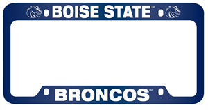 Image of Boise State License Plate Frame Engraved Blue