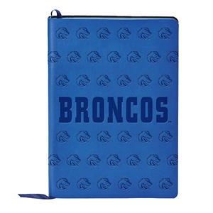 Image of Boise State University Journal - Debossed Bronco Head Pattern by Spirit Products