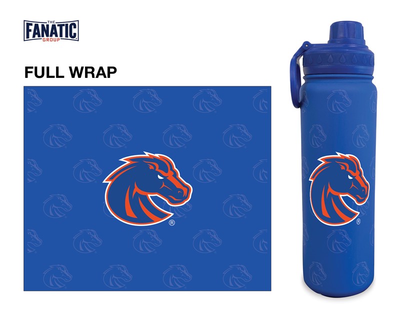 Boise State Tumbler 24 Oz - Full Color Logo Royal Blue by The Fanatic Group (SKU 13470036629) Boise State Tumbler 24 Oz - Full Color Logo Royal Blue by The Fanatic Group - main view