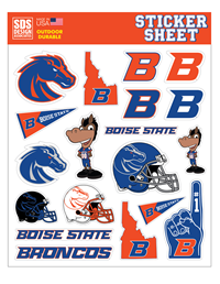 Boise State Decal Sticker Sheet Standard