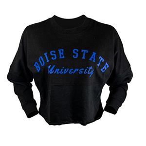 Boise State Women Cropped Retro Jersey