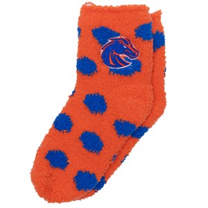 Boise State Fuzzy Socks - Dot Pattern by ZooZatz - orangeroyal (SKU: 12568413543) Boise State Fuzzy Socks - Dot Pattern by ZooZatz - orangeroyal