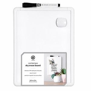 U Brands Contempo Magnetic Dry Erase Board, 8.5 in x 11 in - main view