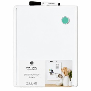 U Brands Contempo Magnetic Dry Erase Board, 11 in x 14 in - main view