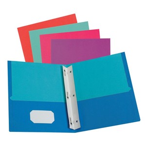 Oxford Twisted Twin-Pocket Folder with Fasteners - main view