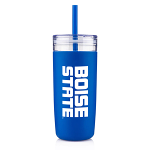 Image of BOISE STATE TUMBLER BOISE STATE UNIVERSITY WORDMARK -  royal