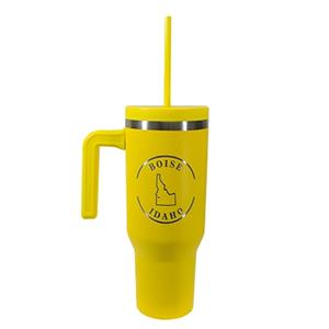 Image of HYDRA PEAK 40 OZ VOYAGER TRAVEL TUMBLER -  lemon