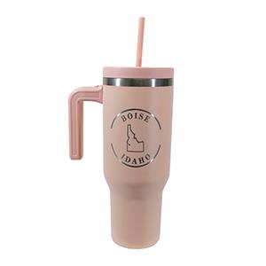 Image of HYDRA PEAK 40 OZ VOYAGER TRAVEL TUMBLER -  peony