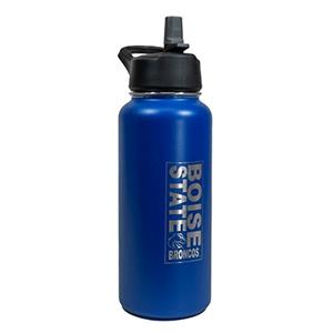 Boise State 32Oz Travel Tumbler Straw Lid Royal