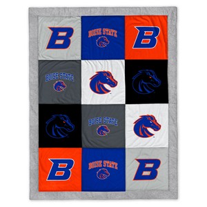 Boise State Quilt - School Spirit Patchwork by League Collegiate Wear