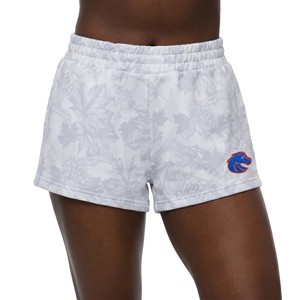 Boise State Women’s High Waist Shorts - Bronco Logo by ZooZatz - main view