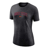 Image of BOISE STATE WOMEN TEE WORDMARK -  black
